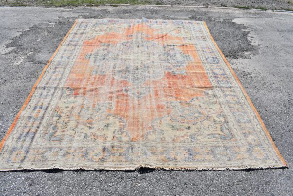 6.9 ft. x 10.1 ft. Vintage Turkish Rug TR01137 Image 2