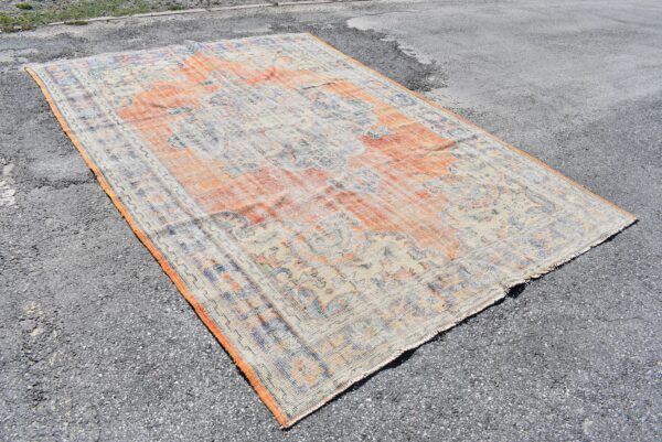 6.9 ft. x 10.1 ft. Vintage Turkish Rug TR01137 Image 3