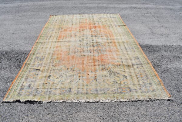 6.3 ft. x 9.5 ft. Vintage Turkish Rug TR01157 Image 2