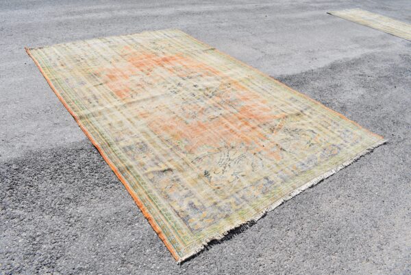 6.3 ft. x 9.5 ft. Vintage Turkish Rug TR01157 Image 3