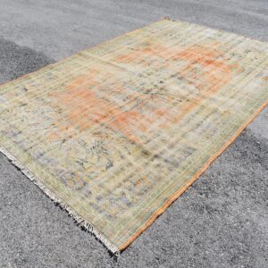 6.3 ft. x 9.5 ft. Vintage Turkish Rug TR01157 Image 1