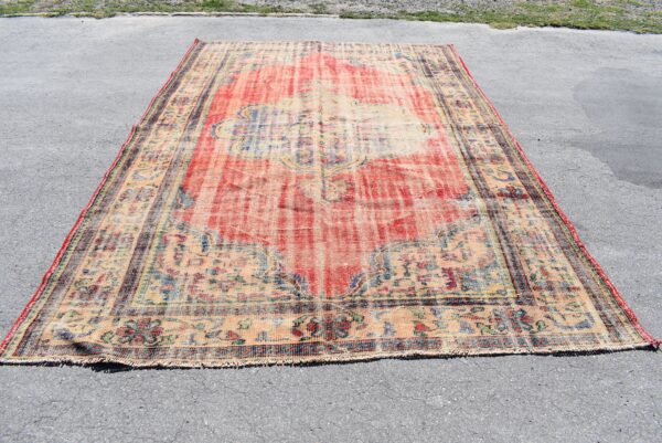 7.1 ft. x 11 ft. Vintage Turkish Rug TR01187 Image 2