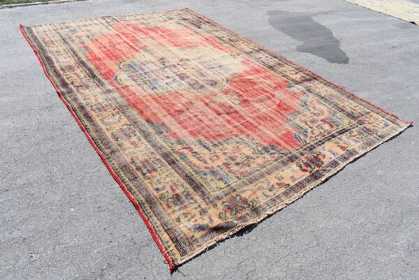 7.1 ft. x 11 ft. Vintage Turkish Rug TR01187 Image 3