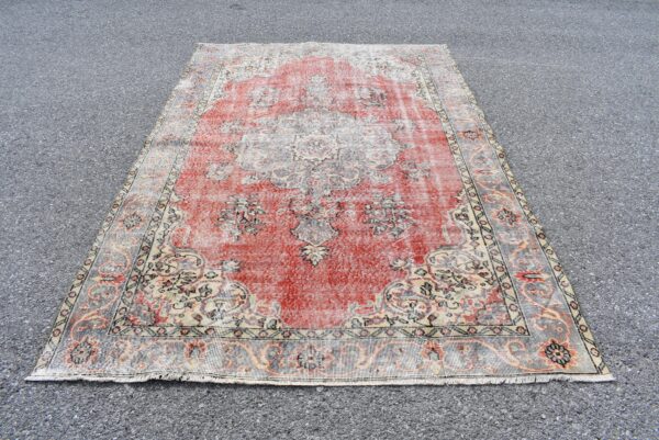 6.1 ft. x 9.3 ft. Vintage Turkish Rug TR01227 Image 2