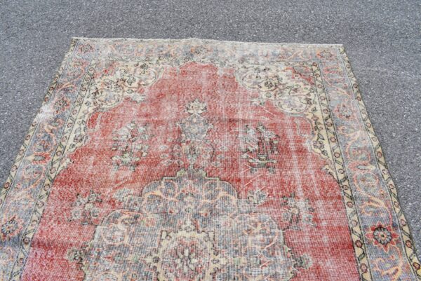 6.1 ft. x 9.3 ft. Vintage Turkish Rug TR01227 Image 4