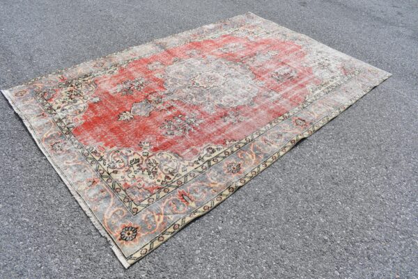 6.1 ft. x 9.3 ft. Vintage Turkish Rug TR01227 Image 1
