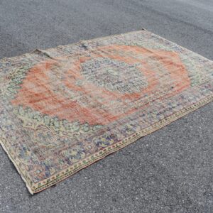 6.4 ft. x 9.6 ft. Vintage Turkish Rug TR01267 Image 1
