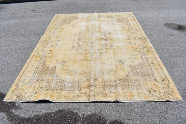 7 ft. x 9.5 ft. Vintage Turkish Rug TR01327 Image 2