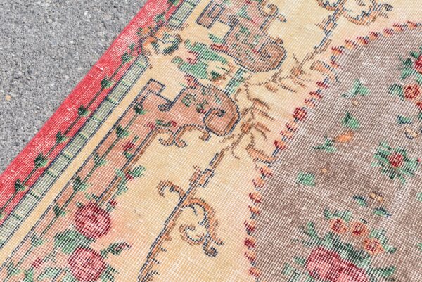 3.8 ft. x 6.9 ft. Vintage Turkish Rug TR01367 Image 6