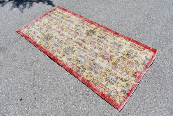 3.1 ft. x 6.2 ft. Vintage Turkish Rug TR01437 Image 3