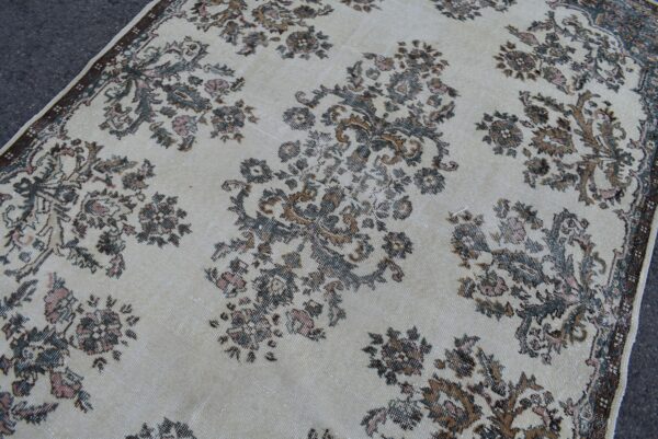 6.2 ft. x 9.9 ft. Vintage Turkish Rug TR01617 Image 4