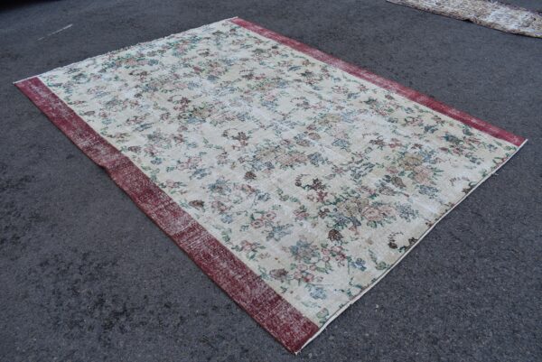 6.8 ft. x 9.2 ft. Vintage Turkish Rug TR01627 Image 2