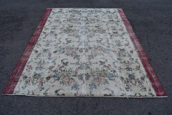 6.8 ft. x 9.2 ft. Vintage Turkish Rug TR01627 Image 3