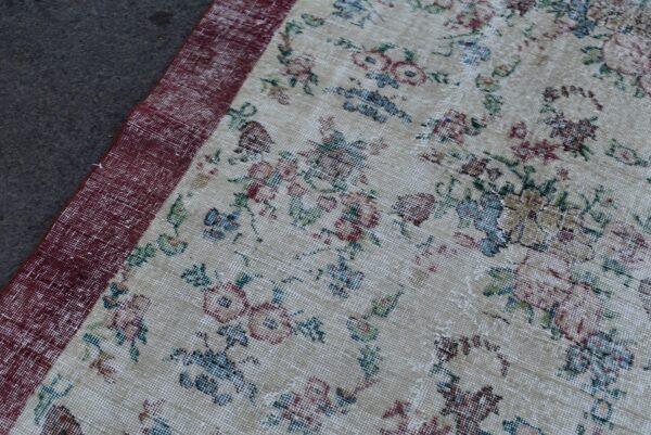 6.8 ft. x 9.2 ft. Vintage Turkish Rug TR01627 Image 6