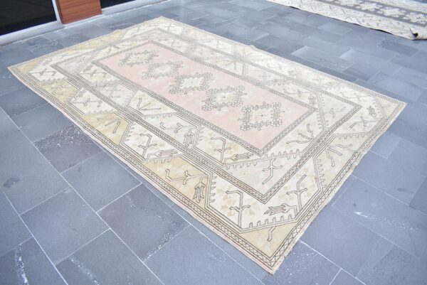 6.4 ft. x 9.6 ft. Vintage Turkish Rug TR01687 Image 3