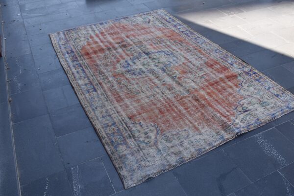 5.3 ft. x 7.7 ft. Vintage Turkish Rug TR01887 Image 3