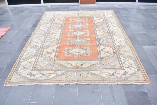 6.2 ft. x 9.8 ft. Vintage Turkish Rug TR01937 Image 2