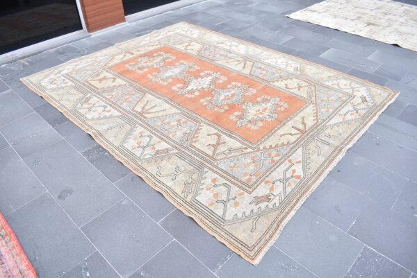 6.2 ft. x 9.8 ft. Vintage Turkish Rug TR01937 Image 3