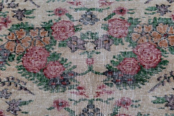 3.9 ft. x 6.8 ft. Vintage Turkish Rug TR01947 Image 5