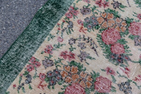 3.9 ft. x 6.8 ft. Vintage Turkish Rug TR01947 Image 6