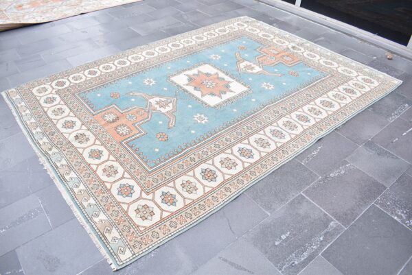 6.6 ft. x 9.2 ft. Vintage Turkish Rug TR02037 Image 1