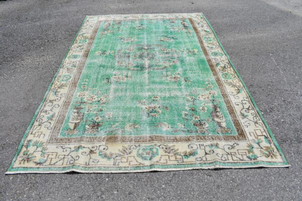 6.6 ft. x 10.2 ft. Vintage Turkish Rug TR02107 Image 2