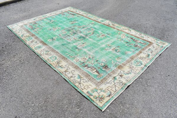 6.6 ft. x 10.2 ft. Vintage Turkish Rug TR02107 Image 3