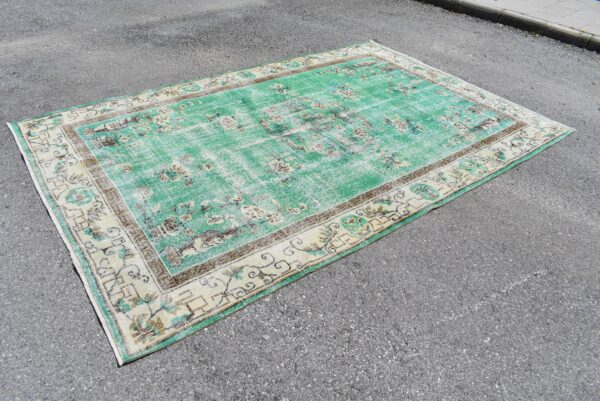6.6 ft. x 10.2 ft. Vintage Turkish Rug TR02107 Image 1