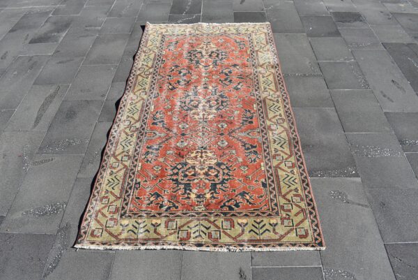 3.7 ft. x 6.9 ft. Vintage Turkish Rug TR02187 Image 2