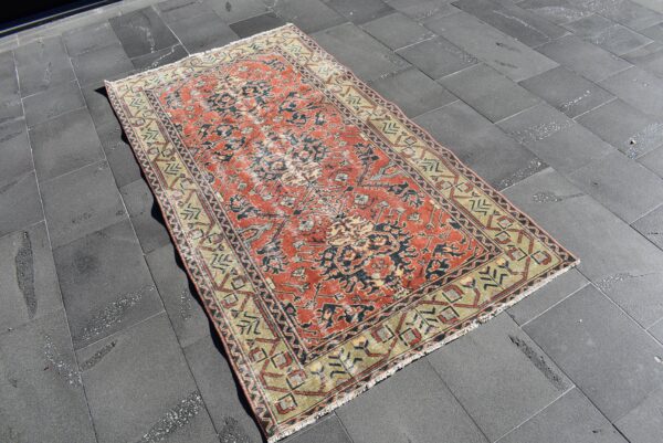 3.7 ft. x 6.9 ft. Vintage Turkish Rug TR02187 Image 3