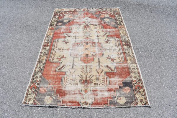 4.4 ft. x 6.7 ft. Vintage Turkish Rug TR02337 Image 2