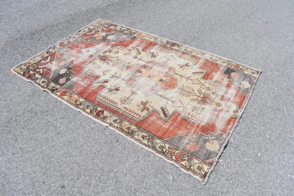 4.4 ft. x 6.7 ft. Vintage Turkish Rug TR02337 Image 3