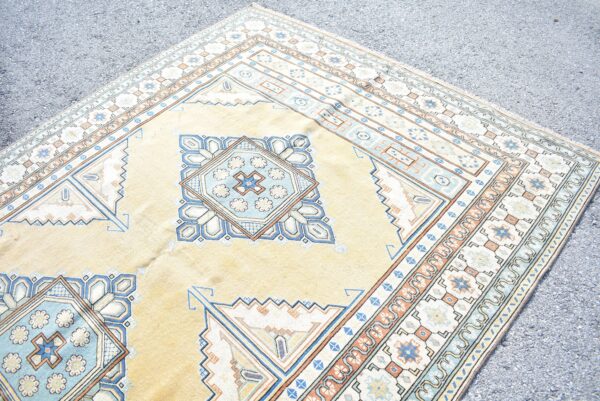 6.6 ft. x 9.5 ft. Vintage Turkish Rug TR02387 Image 4