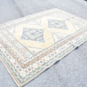 6.6 ft. x 9.5 ft. Vintage Turkish Rug TR02387 Image 1