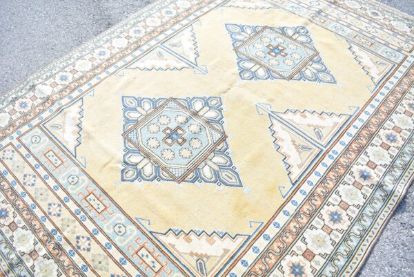 6.6 ft. x 9.5 ft. Vintage Turkish Rug TR02387 Image 5