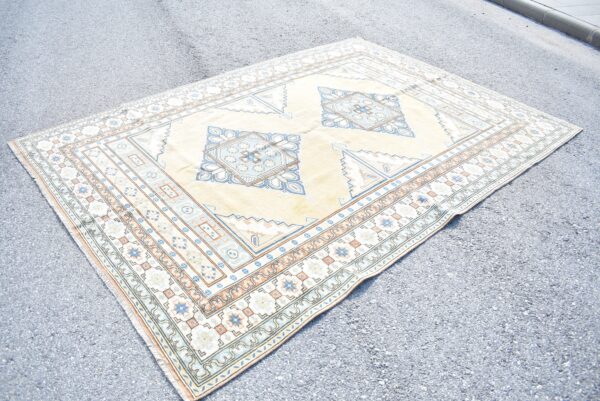 6.6 ft. x 9.5 ft. Vintage Turkish Rug TR02387 Image 1