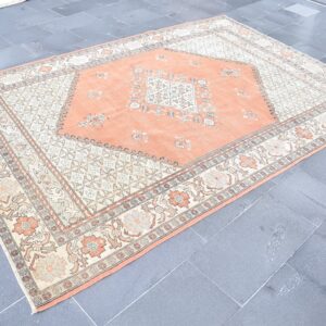 6.4 ft. x 9.2 ft. Vintage Turkish Rug TR02407 Image 1