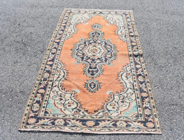 3.9 ft. x 7 ft. Vintage Turkish Rug TR02487 Image 3