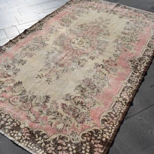 5.9 ft. x 9.6 ft. Vintage Turkish Rug TR02547 Image 1