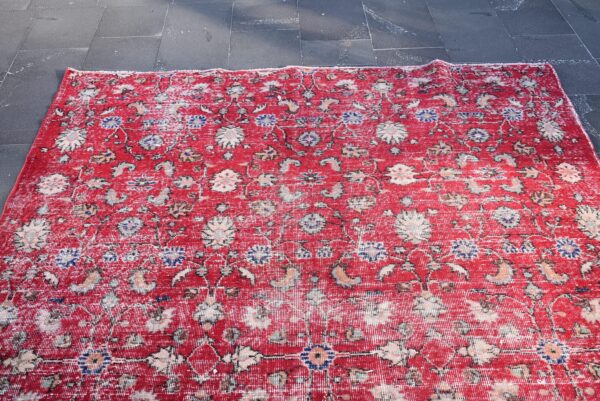 6.3 ft. x 8.9 ft. Vintage Turkish Rug TR02597 Image 4