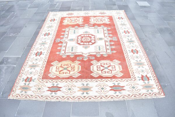 6.1 ft. x 8.2 ft. Vintage Turkish Rug TR02967 Image 2