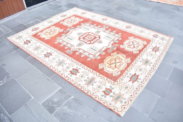 6.1 ft. x 8.2 ft. Vintage Turkish Rug TR02967 Image 3