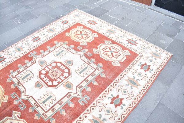 6.1 ft. x 8.2 ft. Vintage Turkish Rug TR02967 Image 4