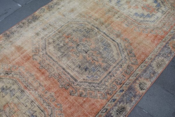 3.8 ft. x 10.3 ft. Vintage Turkish Rug TR03127 Image 5