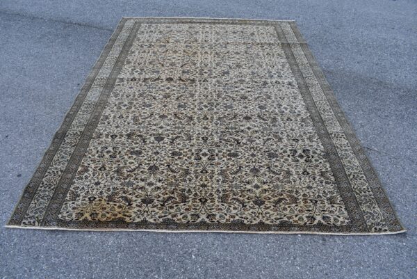 6.4 ft. x 9.2 ft. Vintage Turkish Rug TR03157 Image 3