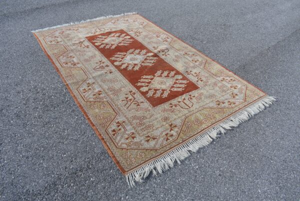 5.3 ft. x 8.4 ft. Vintage Turkish Rug TR03207 Image 3