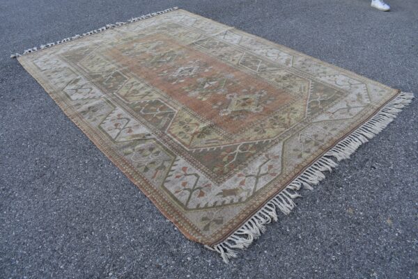 7 ft. x 10.3 ft. Vintage Turkish Rug TR03297 Image 3