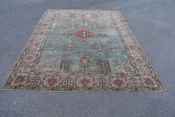 6.7 ft. x 9 ft. Vintage Turkish Rug TR03347 Image 2