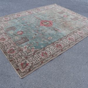 6.7 ft. x 9 ft. Vintage Turkish Rug TR03347 Image 1
