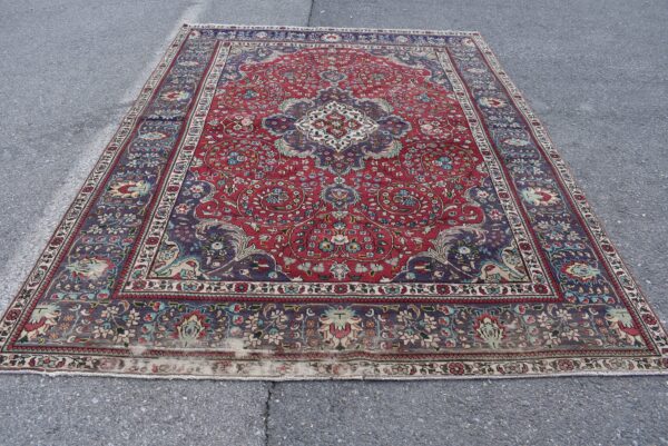 6.8 ft. x 10 ft. Vintage Turkish Rug TR03367 Image 2